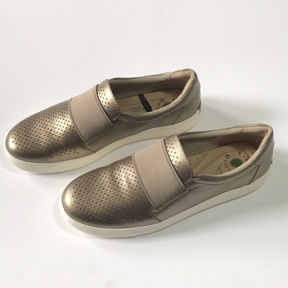 Earth Origins Melissa Perforated Leather Slip-On